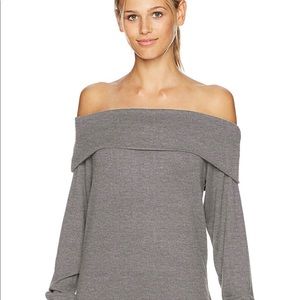 NWOT Cupcakes & Cashmere Off Shoulder Sweater SZ S